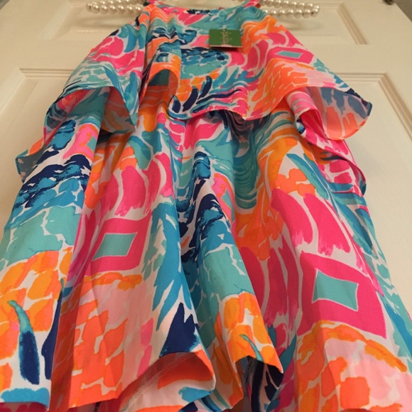 NWT 6 Lilly Pulitzer Edona Shorts Romper Goombay - Picture 4 of 7